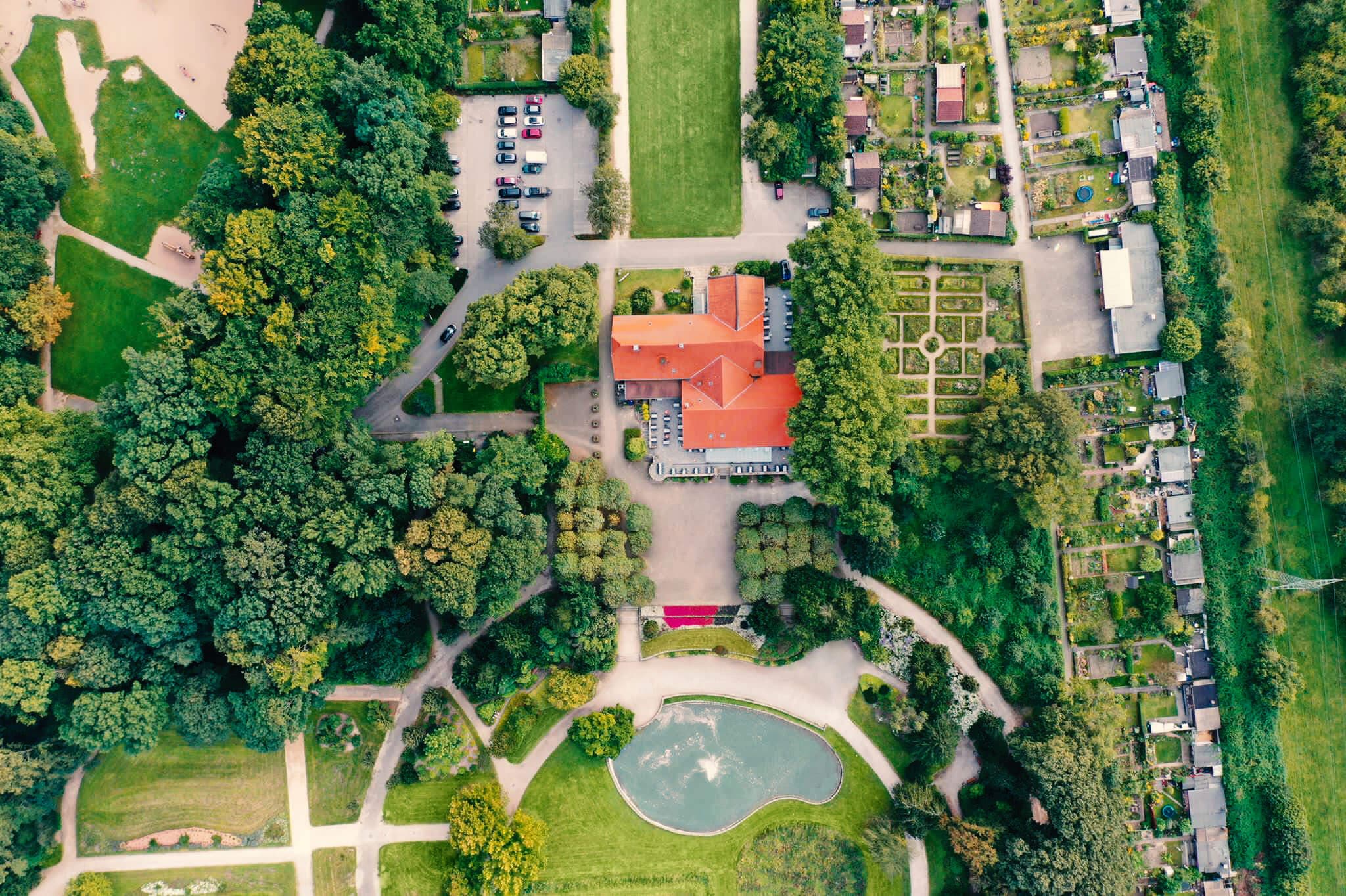 Overbeckshof Luftansicht
